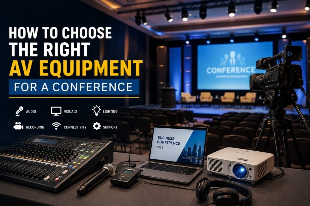 How to Choose the Right AV Equipment for a Conference